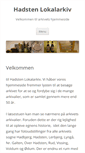 Mobile Screenshot of hadstenlokalarkiv.dk
